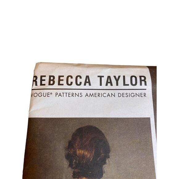 Sewing Pattern Vogue V1424 REBECCA TAYLOR Flared Dress Sizes 6-14 - Picture 3 of 7